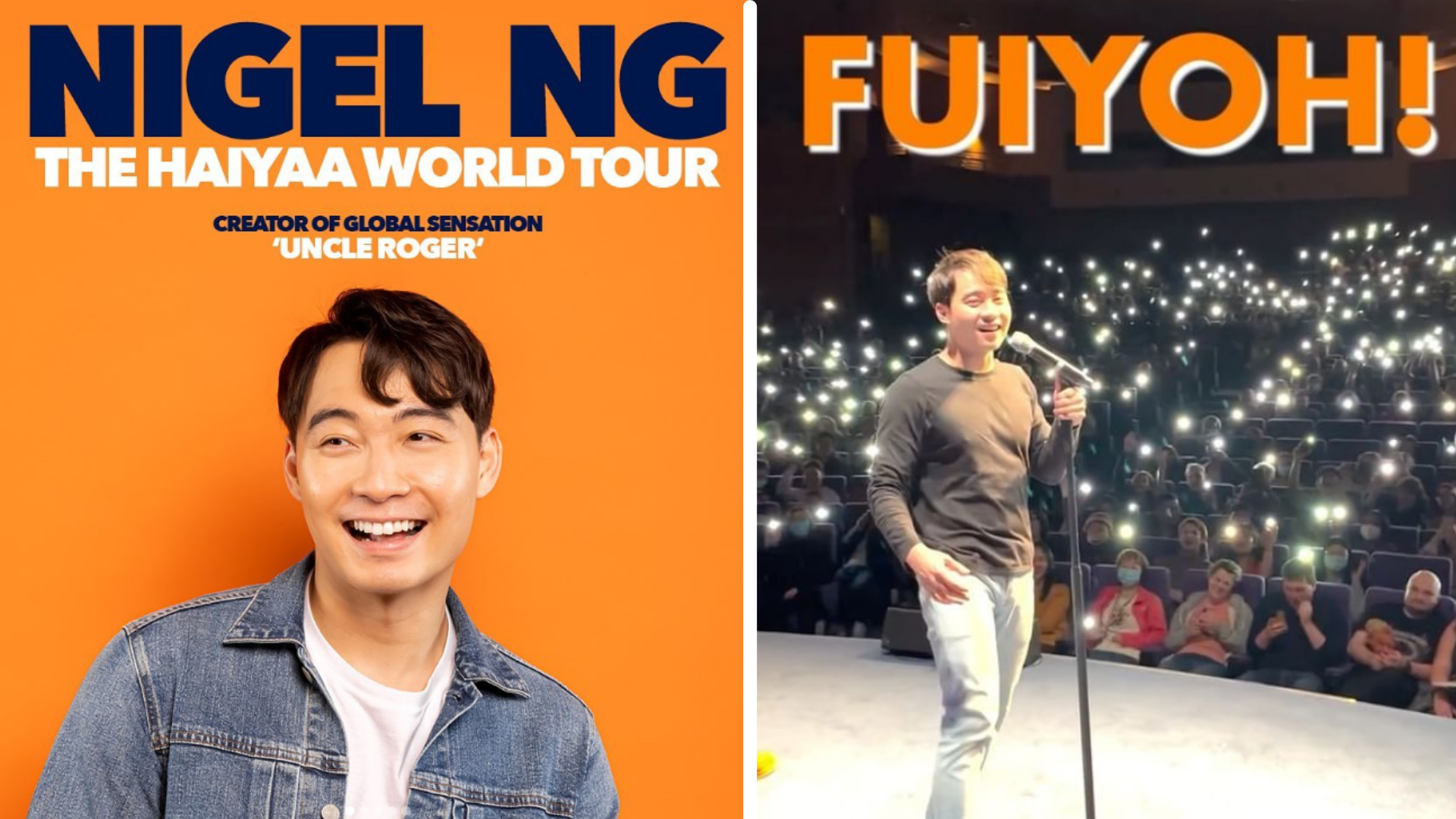 Haiya Nigel Ng Got World Tour! Glitz Malaysia