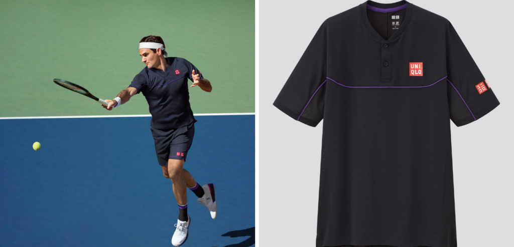 DRYEX Polo Shirt Roger Federer  UNIQLO US